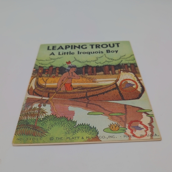 Leaping Trout a Little Iroquois Boy Book 1935 Copyright - Picture 2 of 4